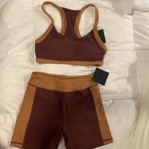 Meshki Two Tone Workout Set, Small BNWT